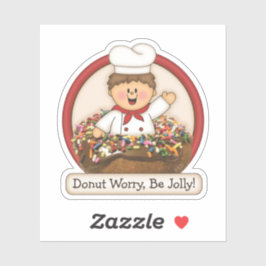 Pegatina JollyKins Donut Red