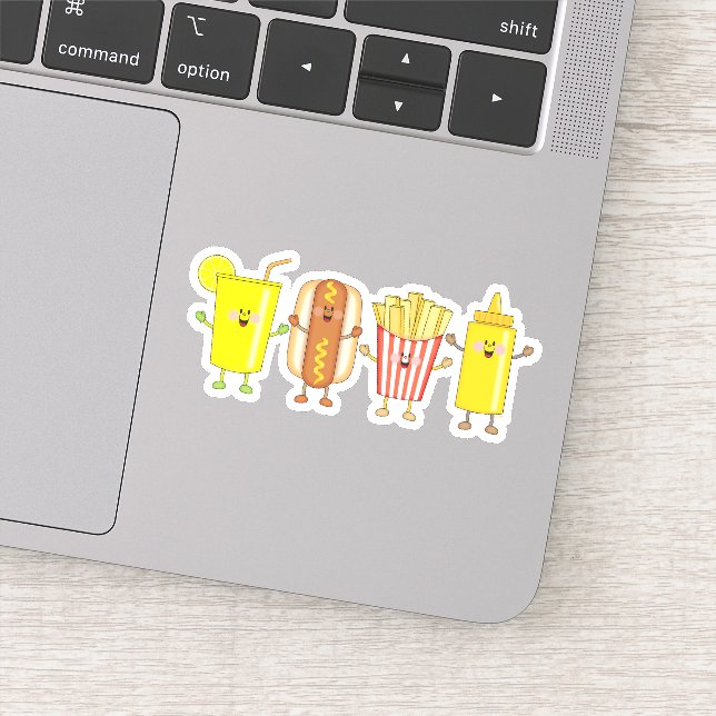 Pegatina JollyKins Hot Dog Friends (Detalle)