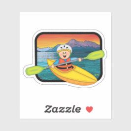 Pegatina JollyKins Kayaker
