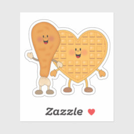 Pegatina JollyKins Pollo Y Waffles