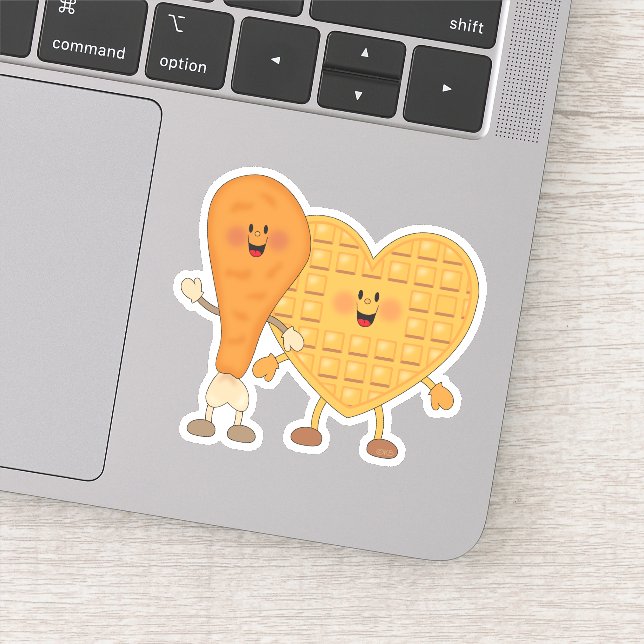 Pegatina JollyKins Pollo Y Waffles (Detalle)