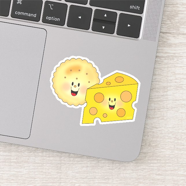 Pegatina JollyKins Queso Y Crackers (Detalle)