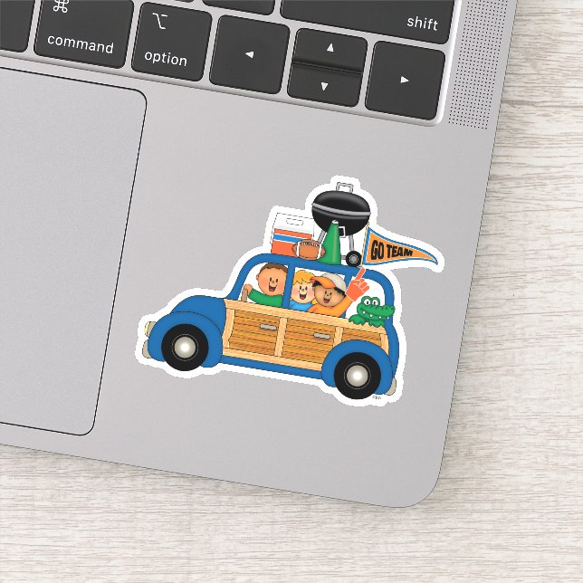 Pegatina JollyKins Tail-Gators (Detalle)