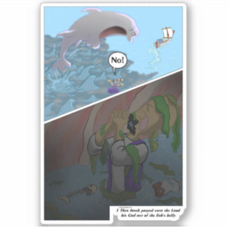 Pegatina Jonah rezó