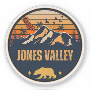 Pegatina Jones Valley, California