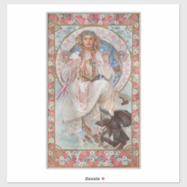 Pegatina Josephine Crane Bradley como Lavia de Alphonse Muc