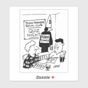 Pegatina Jóvenes agricultores Personalizado de Dunce Noctu