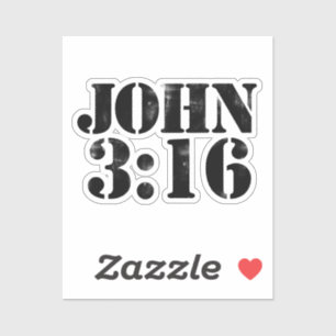 Pegatina Juan 3:16