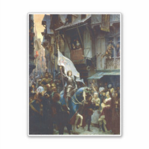 Pegatina Juana de Arco entra en Orleans