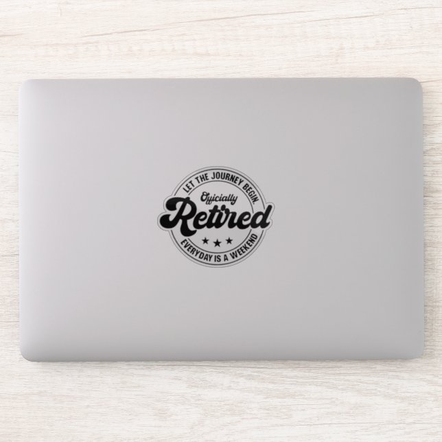 Pegatina Jubilación (Ordenador)