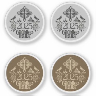 Pegatina Jubileo 2025 Aniversario de la Iglesia Católica.