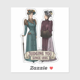 Pegatina Judging You Since 1895 - Funny History Buff Gift