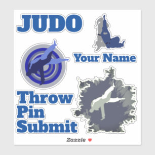Pegatina Judo personalizado
