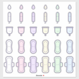 Pegatina Juego de Tampon de la almohadilla de arcoiris cúpu