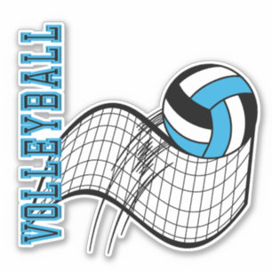 Pegatina Juego de voleibol - Baby Blue
