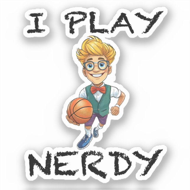 Pegatina Juego Nerdy (Anverso)