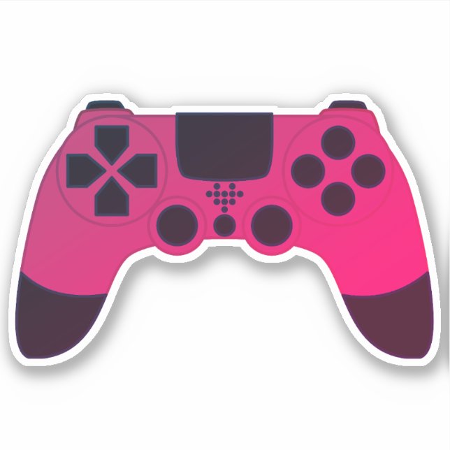 Pegatina Juegos de vídeo de controlador de juegos Nerd Game (Anverso)