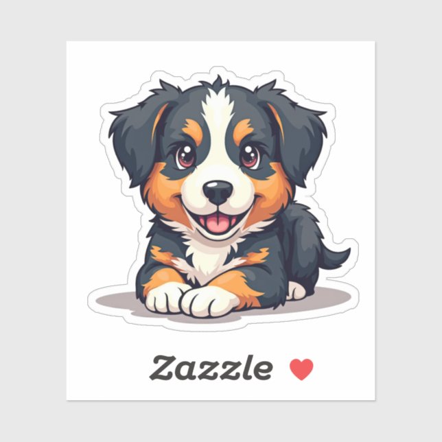 Pegatina Jugador Pastor Australiano, Encanto 3D, Pequeño (Hoja)