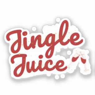 Pegatina Jugo de jingle, fiesta de feriado