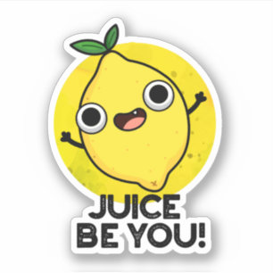 Pegatina Juice Be You Funny Posiit Fruit Lemon Pun