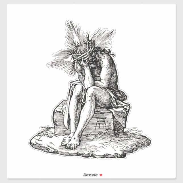 Pegatina Juicio de Jesucristo (Hoja)