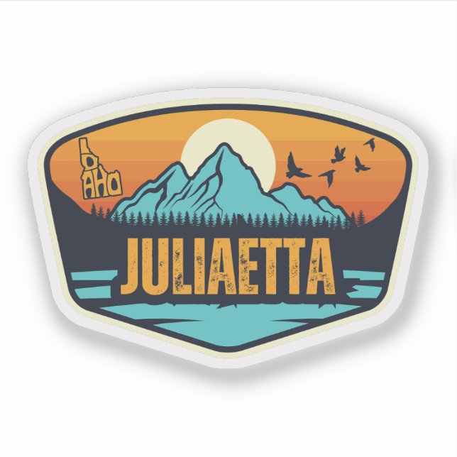 Pegatina Juliaetta, Idaho (Anverso)