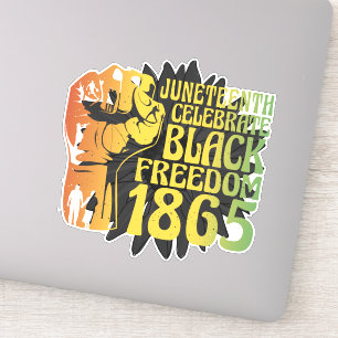 Pegatina Juneteenth (19.6.1865) Día de la Libertad Negra Gi