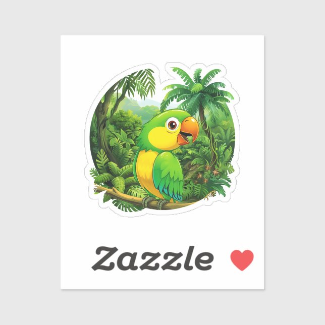 Pegatina Jungle Vibes (Hoja)