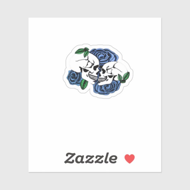 Pegatina Juntos para siempre - Hasta que la muerte nos haga (Hoja)