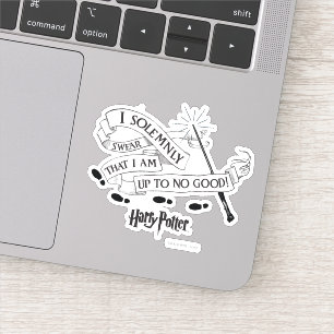Pegatina Juro solemnemente que no estoy tramando nada bueno