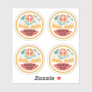 Pegatina Juventud cristiana elegida