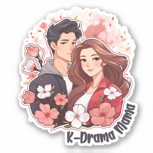Pegatina K-Drama Mama (Anverso)