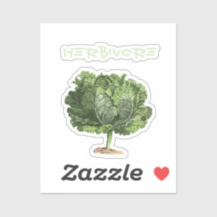 Pegatina Kale Herbivore Vegan Vegetarian
