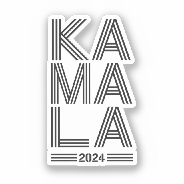 Pegatina Kamala 2024 (Anverso)