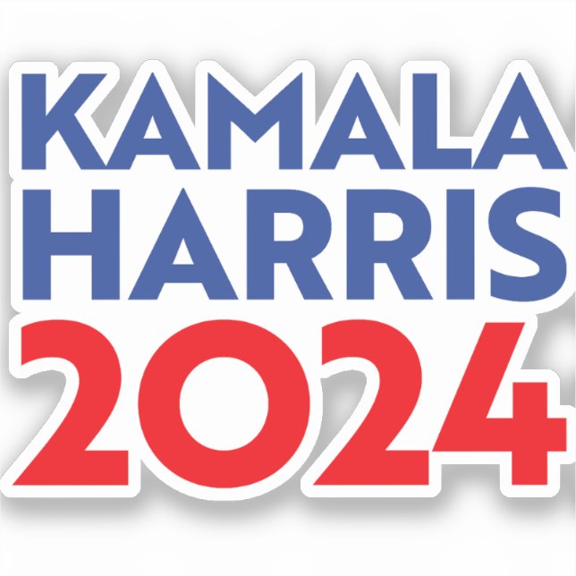 Pegatina Kamala Harris 2024 (Anverso)