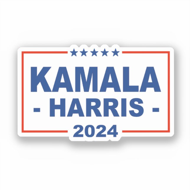 Pegatina Kamala Harris 2024 (Anverso)