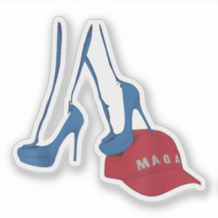 Pegatina Kamala Harris 2024 Sobre El Gorra Anti TRUMP De MA