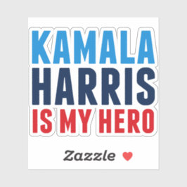 Pegatina Kamala Harris es mi héroe
