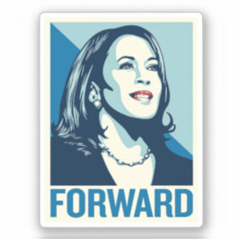PEGATINA KAMALA HARRIS FORWARD