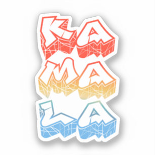 Pegatina Kamala Harris Graffiti