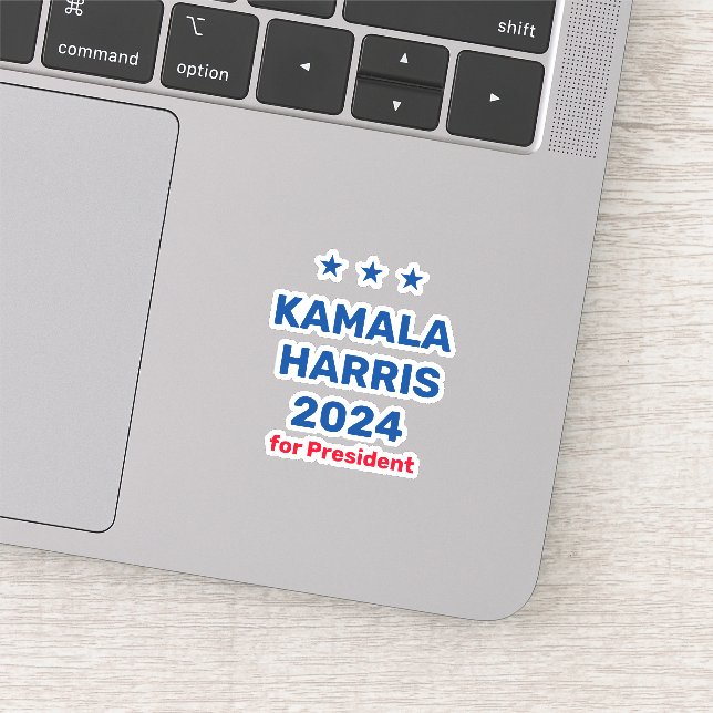 Pegatina Kamala Harris Por El Presidente 2024 (Detalle)