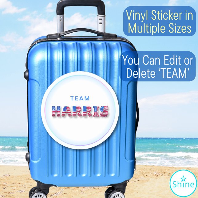 Pegatina Kamala Harris TEAM HARRIS (Subido por el creador)