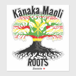 Pegatina Kānaka Maoli ROOTS