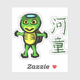 Pegatina Kappa Youkai con Kanji