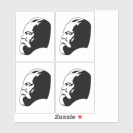 Pegatina Karl Marx, Communism, Socialism, Soviet Union