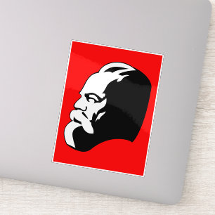 Pegatina Karl Marx, Comunismo, Socialismo, Unión Soviética