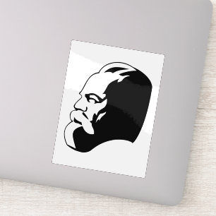 Pegatina Karl Marx, Comunismo, Socialismo, Unión Soviética