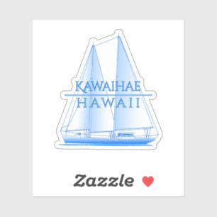 Pegatina Kawaihae Navegador Náutico Costero