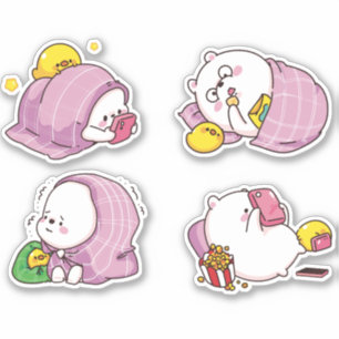 Pegatina Kawaii Bears