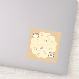 Pegatina kawaii cat stickers
